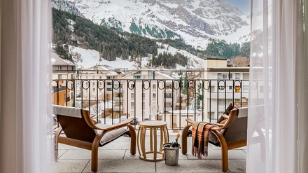 Kempinski Palace Engelberg Aussicht