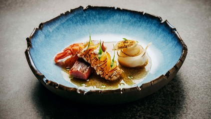 Gericht im Gourmetrestaurant Bodendorf’s