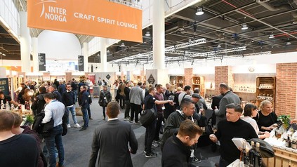 Eine Messehalle auf der Internorga