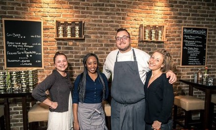 Das Team des Restaurants „Leib und Seele“