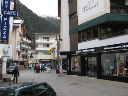 Straßenabschnitt Ischgl