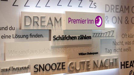 Premier Inn, Sleep Wall