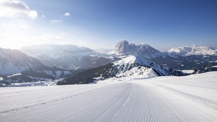 Leere Skipiste in Italien