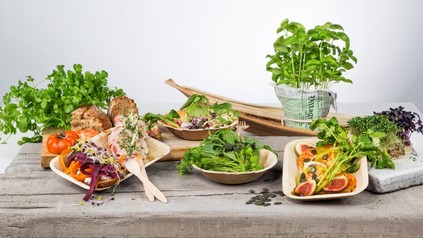 recycelbares Einweggeschirr
