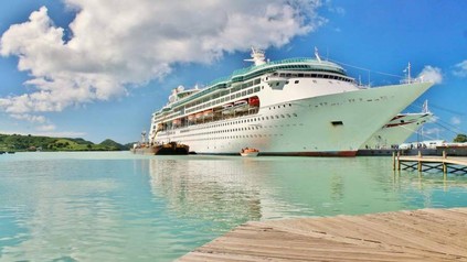 Ein Kreuzfahrtschiff