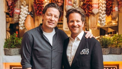 Jamie Oliver und Roy Zsidai