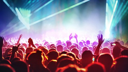 Menschenmenge bei einem Konzert