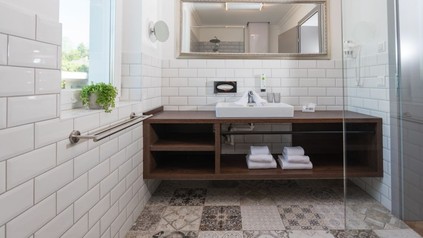 Badezimmer in einer Villa