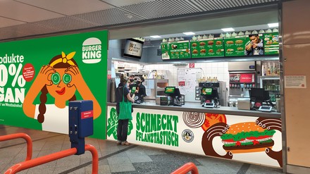 Veganes „Burger King“-Restaurant