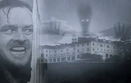 Ein Spukhaus und das Gesicht von Jack Nocholson