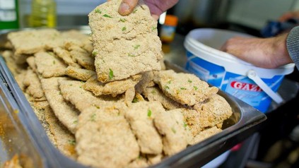 Vegetarische Soja-Schnitzel