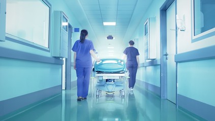 Ein Gang in einem Hospital