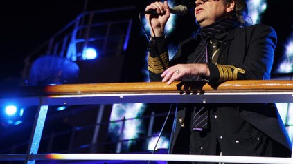 Udo Lindenberg bei der Feier zur Taufe des Kreuzfahrtschiffes "Mein Schiff" der TUI Cruises in Hamburg im Jahr 2009