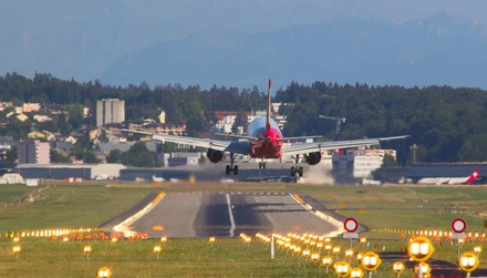 Flugzeug beim Start