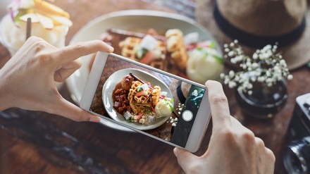 Ein Essen im Restaurant