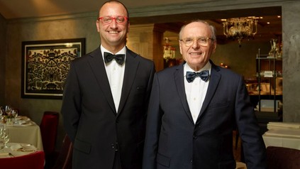 Gildo Bocchini (r.) mit seinem Nachfolger Andrea Buschini