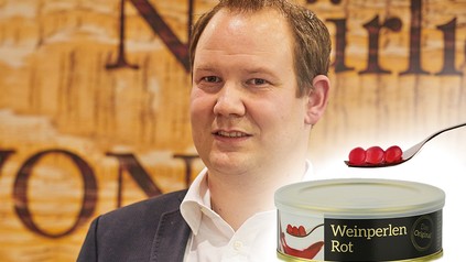Eine Dose voller Weinperlen