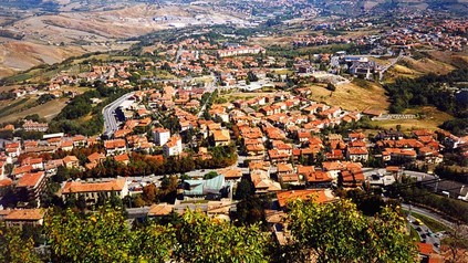 Stadt Vogelperspektive