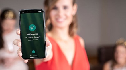 die neue App „Deutsche Weine“ des Deutschen Weininstituts
