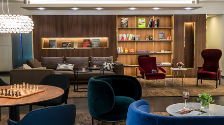 Zu den Mintrops-Hotels in Essen gehören inzwischen drei Hotels mit ganz verschiedenen Konzepten. (Foto: © Ferdinand Graf Luckner)
Lounge Mintrop Hotels