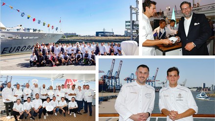 Joshua Feldkircher wurde als Gewinner des siebten Koch-Azubi-Contests zum Gourmet-Event „Europas Beste 2022“ eingeladen. (Foto: © Hapag-Lloyd Cruises)
Jürgen Gosch