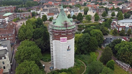 Der Cuxhavener Wasserturm findet künftig eine neue Verwendung. (Foto: © picture alliance/dpa | Markus Hibbeler)
Cuxhavener Wasserturm