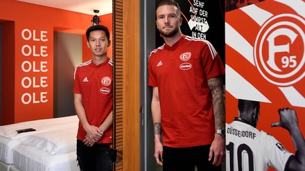 Das „me and all hotel düsseldorf“ ist offizieller Partner des Fußballvereins Fortuna Düsseldorf und hat einen Themenraum für Fans und Spieler geschaffen. (Foto: © Christof Wolff)
Ein Hotelzimmer für echte Fortuna-Fans.