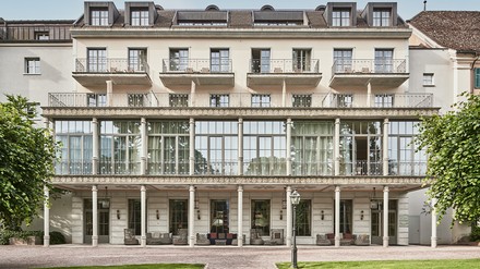 Schritt in die Zukunft: Das Grand Hotel Hof in Bad Ragaz wird in den kommenden Monaten renoviert. (Foto: © Grand Resort Bad Ragaz)
Grand Hotel Hof in Bad Ragaz