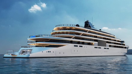 Das erste Ultra-Luxus-Kreuzfahrtschiff der Aman Group soll 2026 erstmals vom Stapel laufen. (Foto: © T. Mariotti)
Erstes Ultra-Luxus-Kreuzfahrtschiff der Aman Group