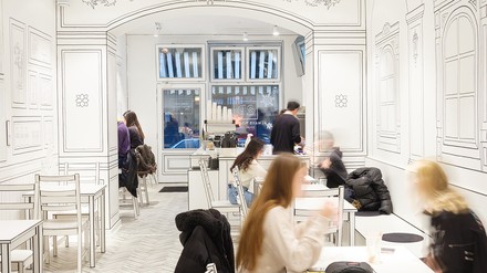 Was ist gezeichnet und was ist echt? (Foto: © Café Always Together)
Café Always Together