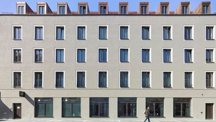 Das Arthotel ANA im Stadtzentrum der Stadt Regensburg.
