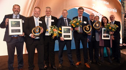 Internorga Zukunftspreis: Die Gewinner des vergangenen Jahres. (Foto: ©Hamburg Messe und Congress)
Internorga Zukunftspreis 2022: Gewinnerbild