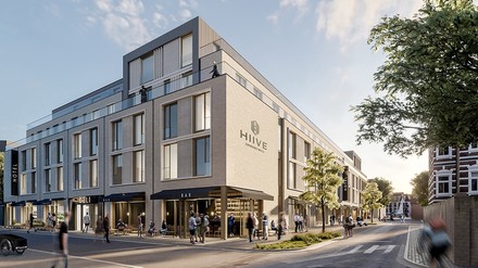 Das Hive öffnet am 1. März 2023 in Oldenburg seine Türen. (Foto: © HIIVE Hotels Group GmbH)
Das Hive geht am 1. März 2023 in Oldenburg an den Start.