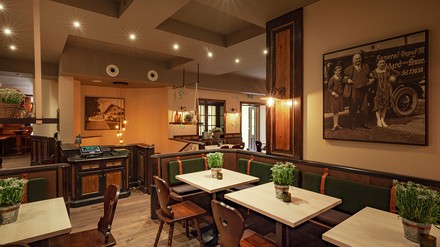 Platzl Hotels München: Wirtshaus Ayinger am Platzl. (Foto: ©Platzl Hotels)
Die Jagdstubn im Wirtshaus Ayinger am Platzl.