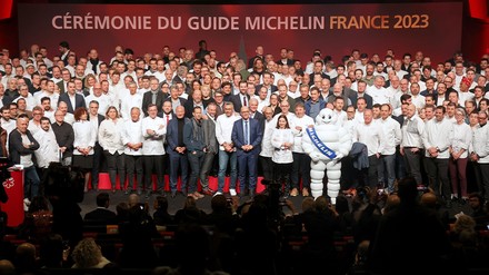 Am 6. März 2023 wurde der Guide Michelin Frankreich 2023 vorgestellt. (Foto: © picture alliance/dpa/MAXPPP | Jean-Marc Loos)
Guide Michelin Frankreich 2023