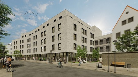 Stayery hat einen Mietvertrag für Flächen in einem Mixed-Use-Quartier in Osnabrück unterzeichnet. (Foto: © KOTTMAIR Architekten) Mixed-Use-Quartier in Osnabrück