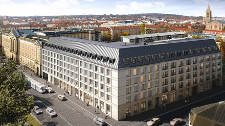Das Holiday Inn Express & Suites Potsdam. (Foto: © UBM Development)
Das Holiday Inn Express & Suites Potsdam. (Foto: © UBM Development)