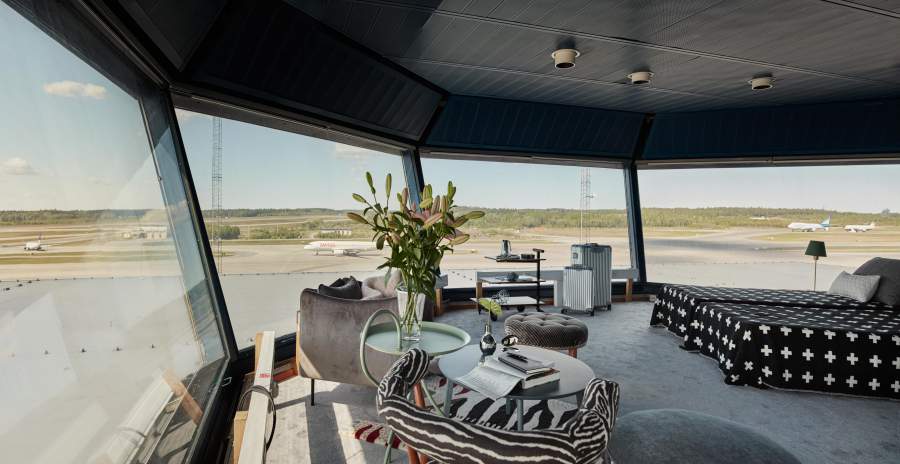 Flughafen Hotelzimmer
